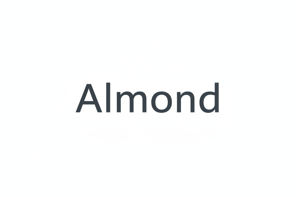 Arial - Almond