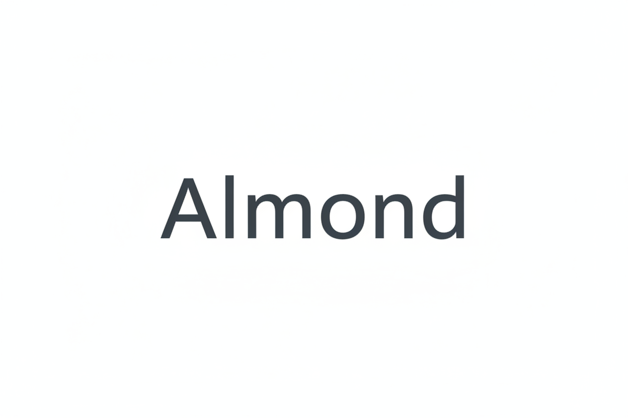 Arial - Almond
