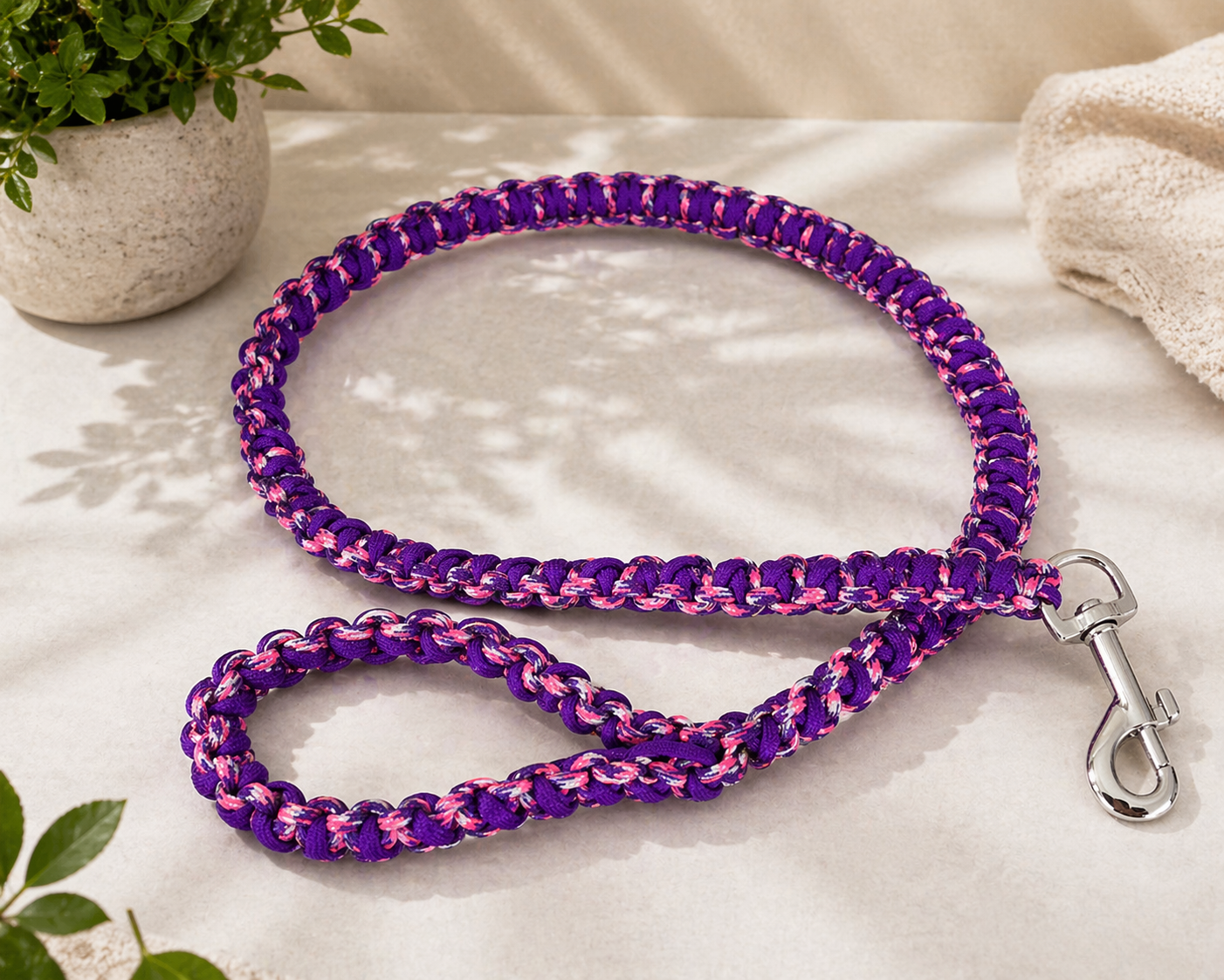 XO Paracord Dog Leash – Handmade | Strong. Stylish. Made to connect.