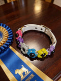 Knots in Bloom Dog Collar