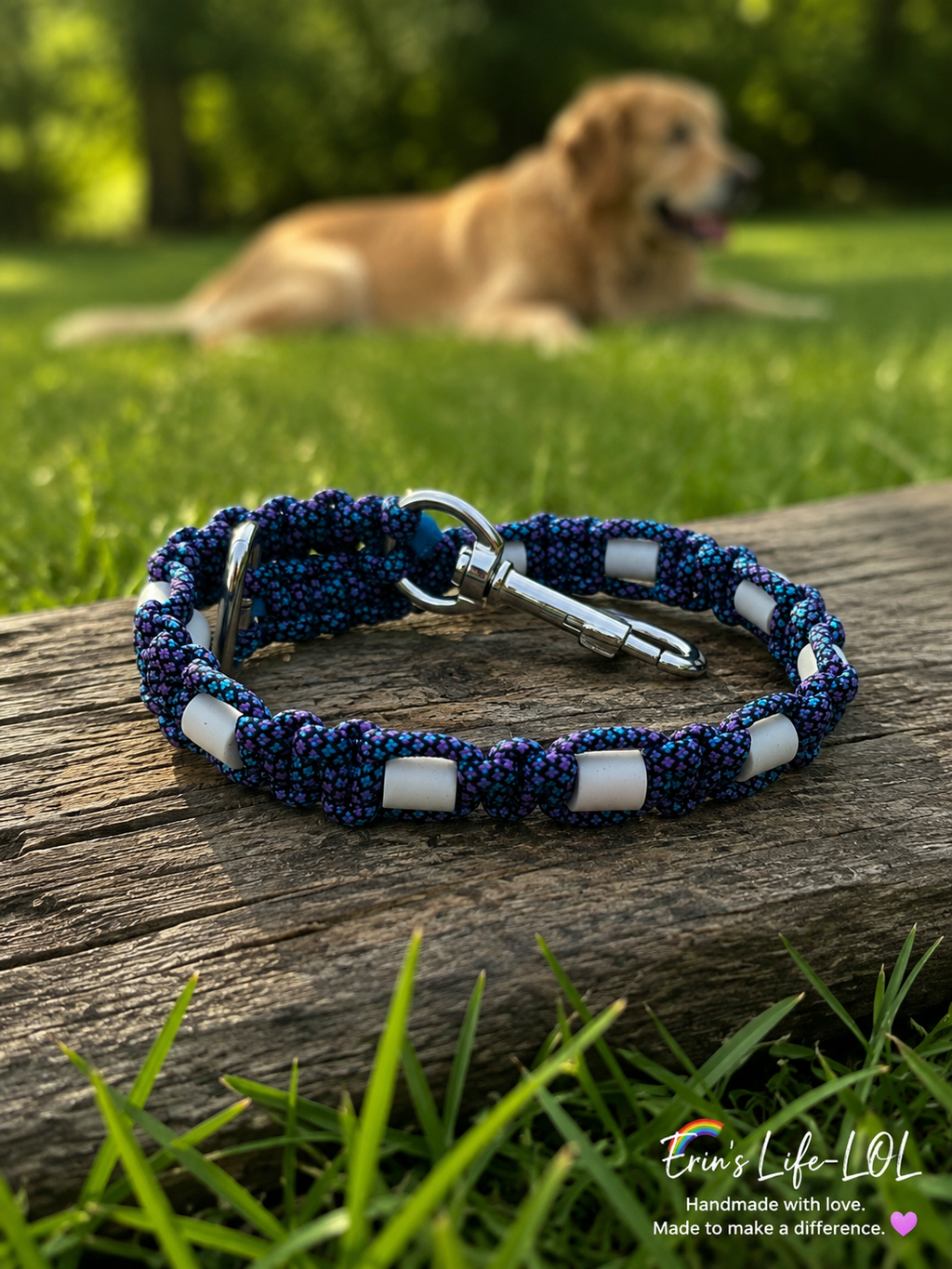 Dog Midnight Tide EM Anti Tick Collar-
Bold color. Everyday adventure. Natural tick support with handcrafted style.