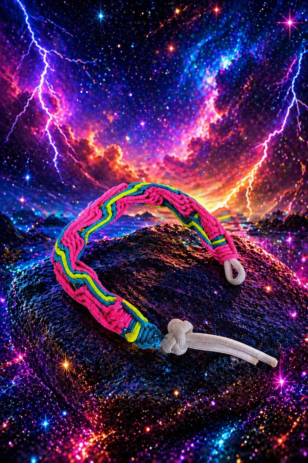 Vortex Microcord Bracelet – Handmade Twisted Paracord Bracelet (Up to 3 Colors)-
A bold spiral of color wrapped into a lightweight everyday bracelet.