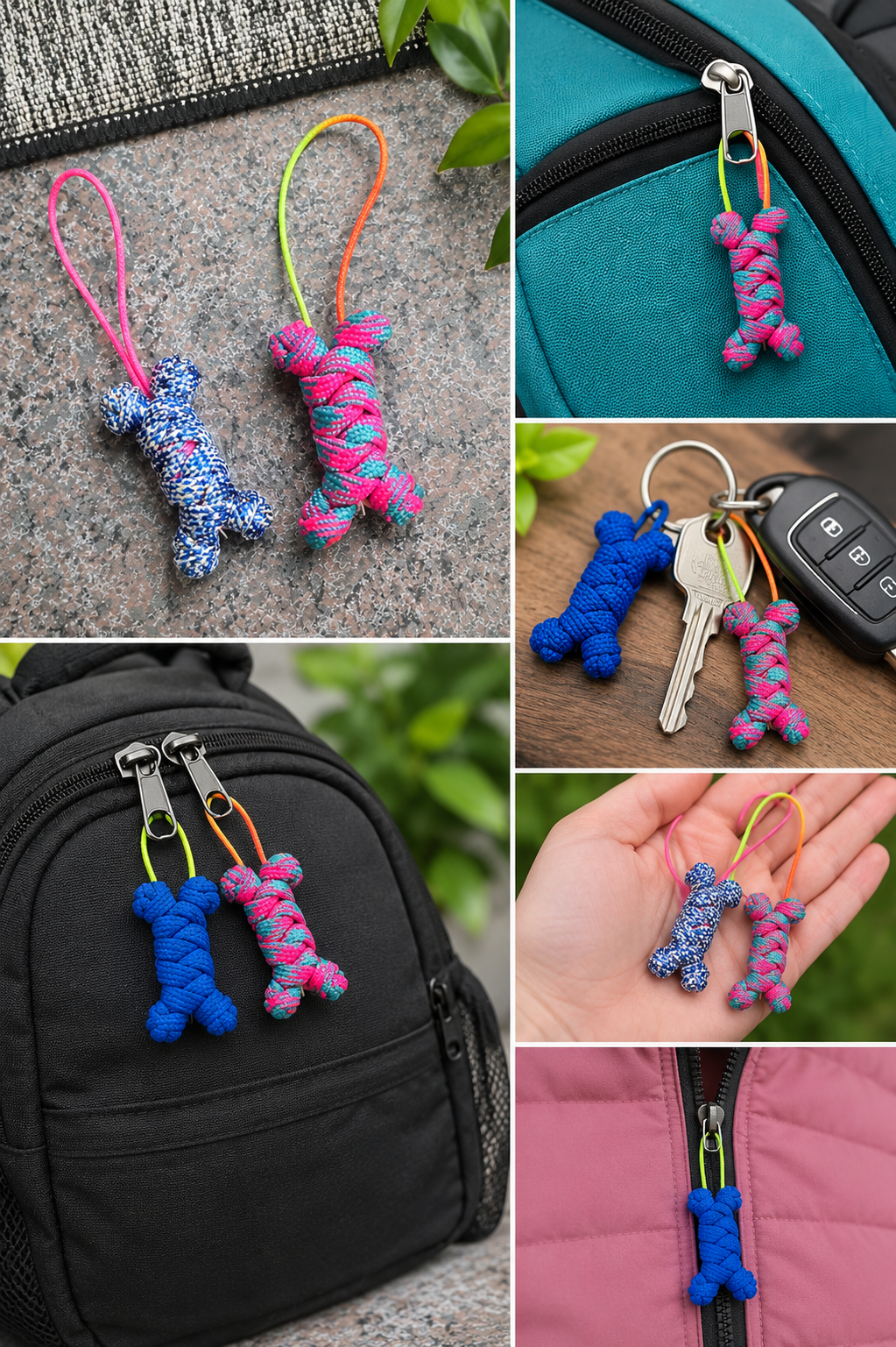 Pawfect Grip Dog Bone Zipper Pull-
Tiny detail. Big personality.